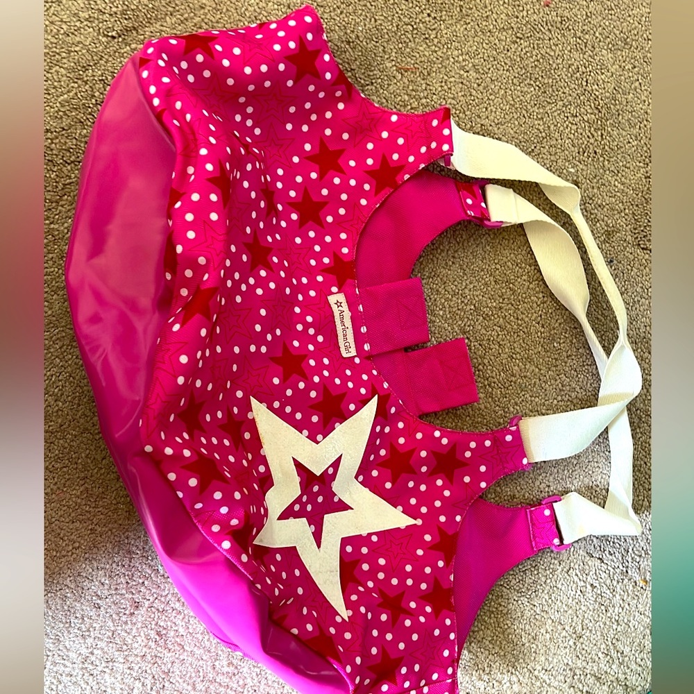 18” doll carrier holds 2 AG dolls